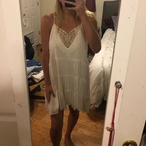 Lace white dress